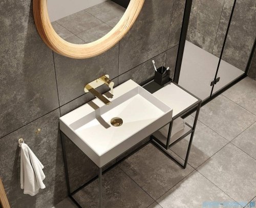 Deante Arnika Gold bateria umywalkowa podtynkowa złota BQA Z54L