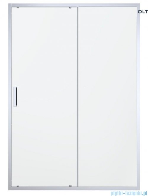 Oltens Fulla kabina prysznicowa prostokątna szkło przejrzyste 100x90cm 20204100
