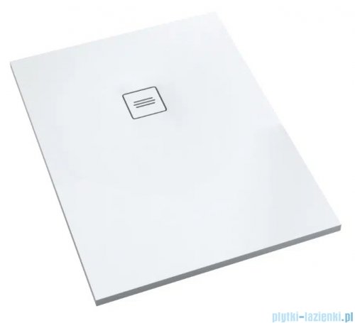 Schedpol Schedline Protos Smooth White  brodzik półokrągły 160x80x3,5cm 3SP.P1P-80160-M1