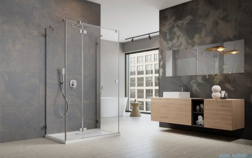 Radaway Essenza Pro Brushed Nickel Kdj+S kabina 70x110x70cm lewa szczotkowany nikiel 10097311-91-01L/10098070-01-01/10098070-01-01