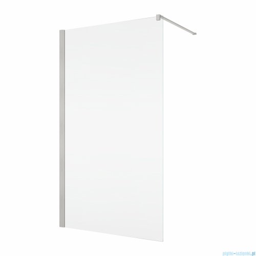 Ronal ANNEA ANT1 Ścianka wolnostojąca Walk-in 80x200 cm z profilem przyściennym nikiel szczotkowany ANT108002507