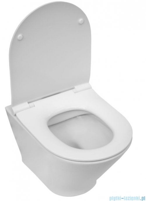 Roca Gap Round miska WC wisząca Rimless biała A3460NB000