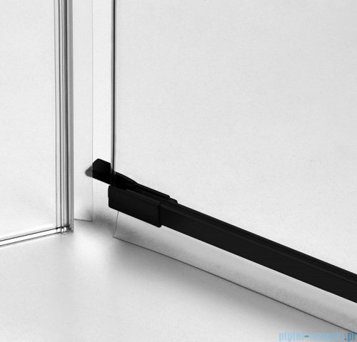 New Trendy Avexa Black kabina kwadratowa 100x120x200 cm przejrzyste EXK-1619