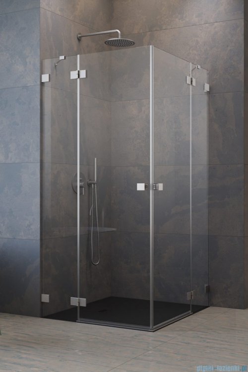 Radaway Essenza Pro Brushed Nickel Kdd kabina 100x80cm szczotkowany nikiel 10096100-91-01L/10096080-91-01R