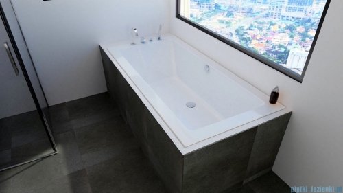 Riho Lugo wanna prostokątna 180x90cm biała B134001005