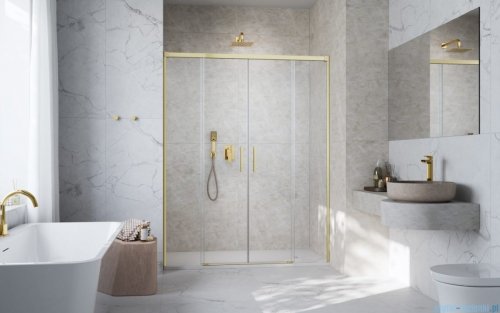 Radaway Idea DWD Brushed Gold drzwi wnękowe 190cm szczotkowane złoto 387129-99-01