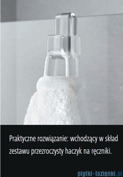 Kermi Nica drzwi przesuwne 2-częściowe z polem stałym lewe 140 cm NID2L14020VPK