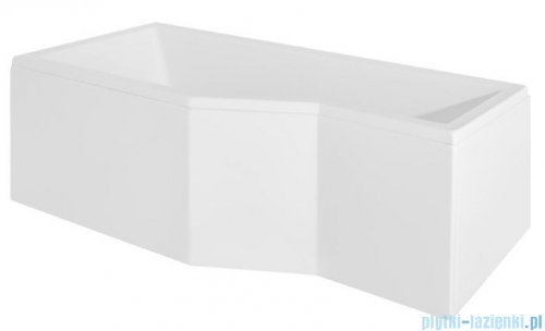 Besco Integra 150x75cm wanna asymetryczna lewa + obudowa + syfon