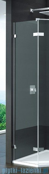 SanSwiss Pur PUT52P Ścianka boczna do kabiny 5-kątnej 30-100cm profil chrom szkło Durlux 200 PUT52PSM11022 