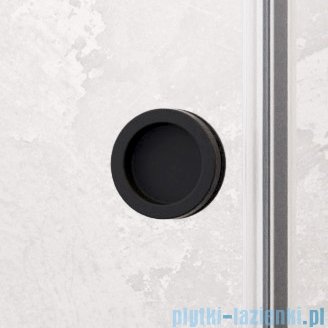 Radaway Furo SL Black DWJ drzwi 120cm lewe czarny mat/szkło przejrzyste 10307622-54-01L/10110580-01-01