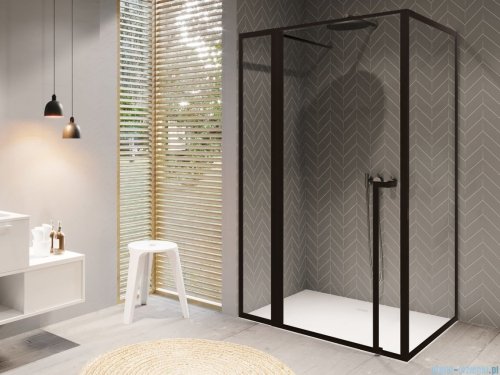 Riho Lucid GD203 kabina prysznicowa z wieszakiem 120x90cm czarna G005020121