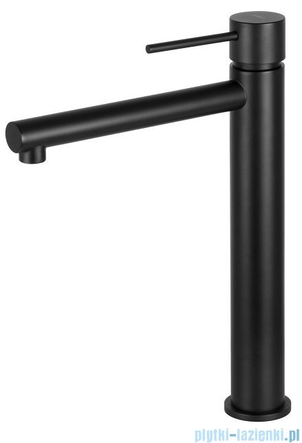 Corsan Lugo bateria umywalkowa wysoka czarny półmat CMB7512BL