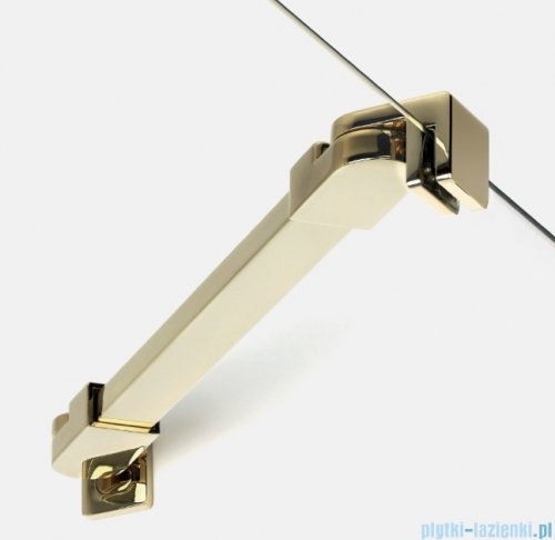 New Trendy New Soleo Light Gold 90x90x195 cm kabina złoty połysk/szkło przejrzyste K-1885