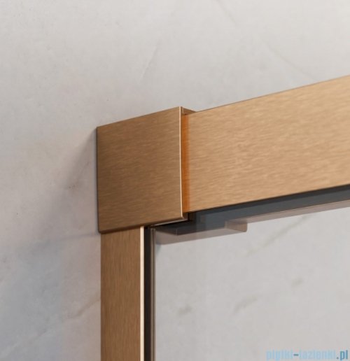 Radaway Idea DWJ Brushed Copper drzwi wnękowe 160cm lewe szczotkowana miedź 387020-93-01L