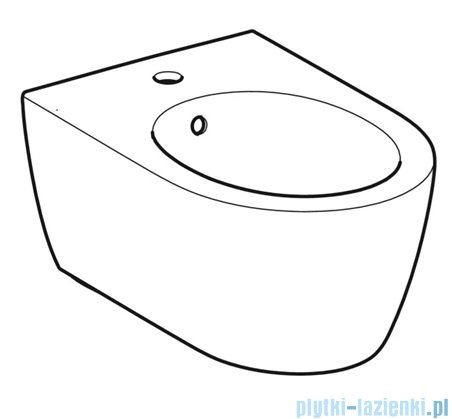 Geberit iCon bidet wiszący biały KeraTect 501.898.00.8
