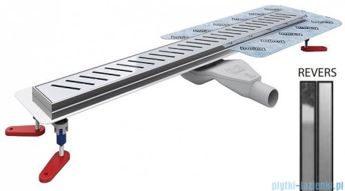 Wiper New Premium Revers Odpływ liniowy z kołnierzem 90 cm mat syfon snake 500.0251.03.090