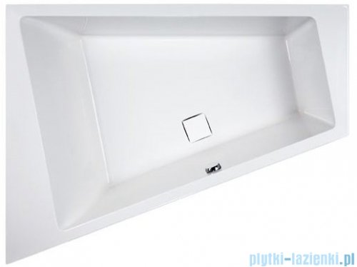 Sanplast Space Line Wanna trapezowa lewa+stelaż+adapter z pokrywką WTL/SPACE 180x140+SP, 610-100-1160-01-000