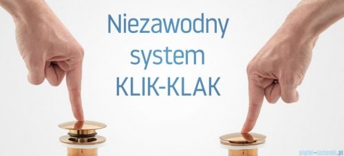 Rea korek umywalkowy klik-klak uniwersalny Nikiel Szczotkowany INOX REA-A6000