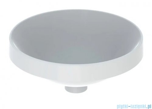 Geberit VariForm Umywalka okrągła wpuszczana w blat 40cm bez przelewu szkliwiony spód KeraTect 500.703.00.2