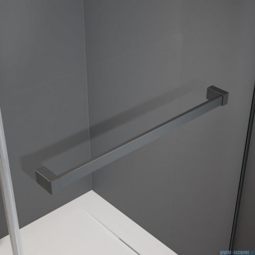 Radaway Idea Kdj Brushed GunMetal kabina 150x120cm prawa szczotkowany grafit 387045-92-01R/387054-92-01L