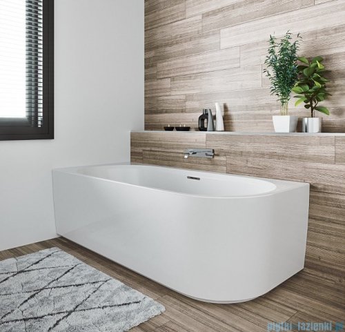 Riho Desire Corner LED wanna asymetryczna z oświetleniem prawa 170x77cm B156002005