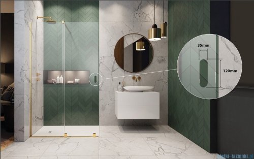 Radaway Furo Kdj Brushed GunMetal kabina 120x70cm lewa szczotkowany grafit 10104622-92-01L/10110580-01-01/10113070-01-01