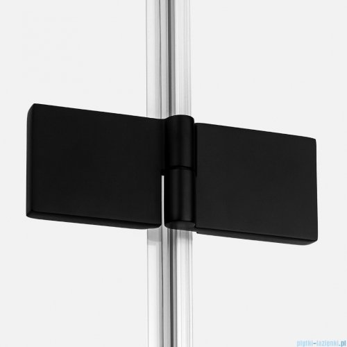 New Trendy Nesta Black kabina 90x120x200 cm prawa wspornik równoległy przejrzyste K-3737