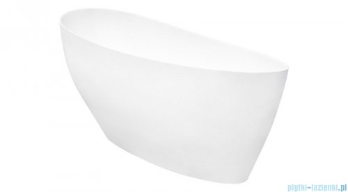 Besco Keya Glam srebrna 165x70cm wanna wolnostojąca + odpływ klik-klak