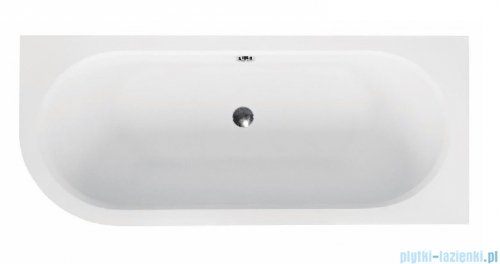 Besco Avita 170x75 wanna asymetryczna prawa + obudowa + syfon #WAA-170-NP/OAA-170-NS/19975