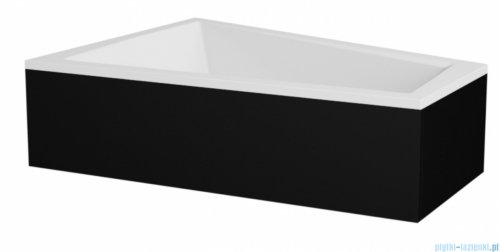 Besco Intima Duo 170x125cm obudowa CZARNY mat lewa/prawa OAID-170-NSC