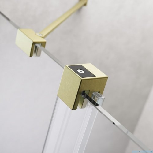 Radaway Furo Brushed Gold DWJ drzwi prysznicowe 130cm prawe szczotkowane złoto 10107672-99-01R/10110630-01-01