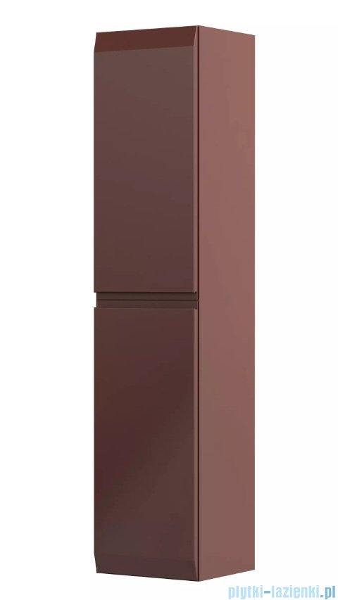 Oristo Brylant szafka boczna wysoka 35x160x32cm ceglany mat OR36-SB2D-35-19-V3