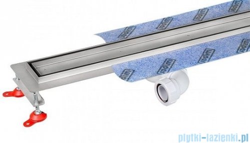 Wiper New Premium White Glass Odpływ liniowy z kołnierzem 110 cm syfon drop 35 poler 500.0381.01.110