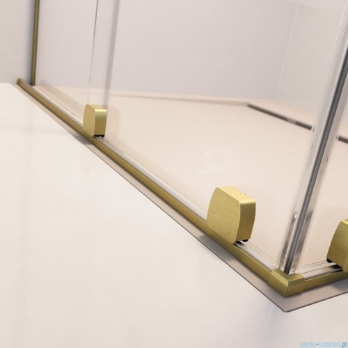 Radaway Furo Kdj Brushed Gold kabina 90x120cm prawa szczotkowane złoto 10104472-99-01R/10110430-01-01/10113120-01-01