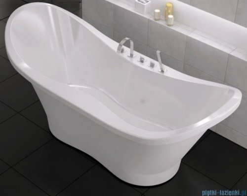 Sanitti Uno XL wanna wolnostojąca 182x77 + syfon klik-klak biała 11011100