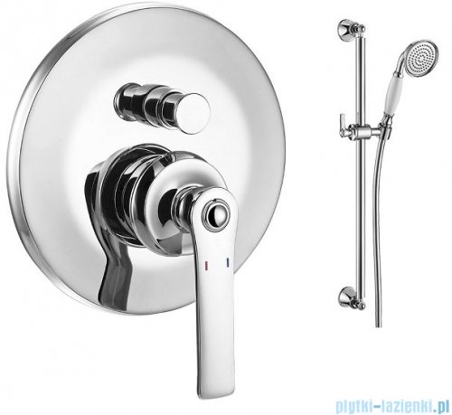 Omnires Armance kompletny łazienkowy system podtynkowy chrom SYSAM20CR