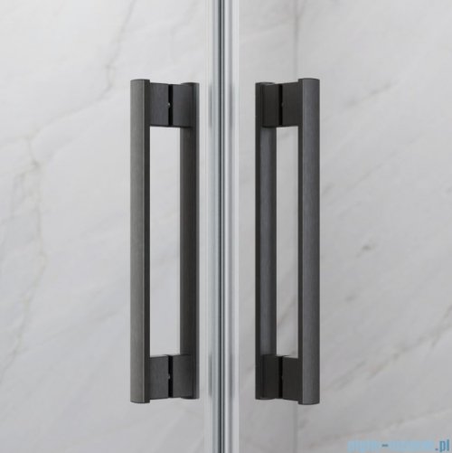 Radaway Idea DWJ Brushed GunMetal drzwi wnękowe 120cm lewe szczotkowany grafit 387016-92-01L
