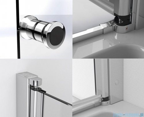 Radaway Eos DWD+2S kabina prysznicowa 80x100x80 przejrzyste 13799402-01/13799450-01/13799450-01