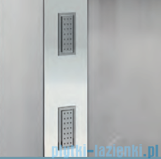 Novellini Nexis kabina prysznicowa z hydromasażem 120x80 prawa grain NEXA120DT5-1KM