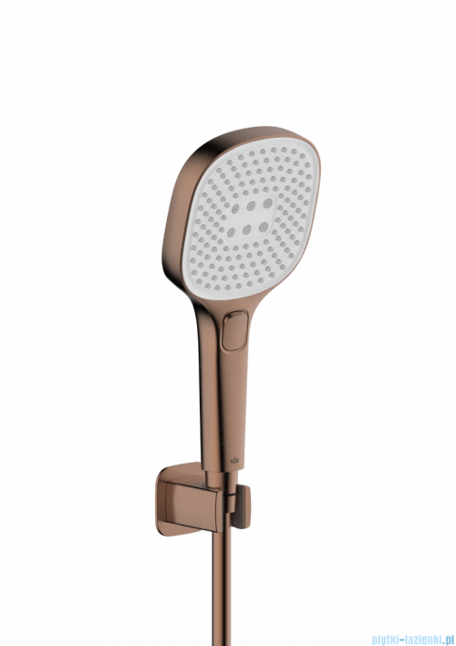 KFA MALAGA BRUSHED ROSE GOLD zestaw prysznicowy punktowy różowe złoto szczotkowane 841-255-34