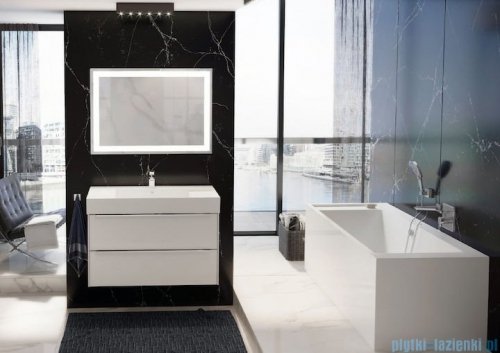 Roca Spiro wanna prostokątna Stonex 170x75cm + syfon A248464000