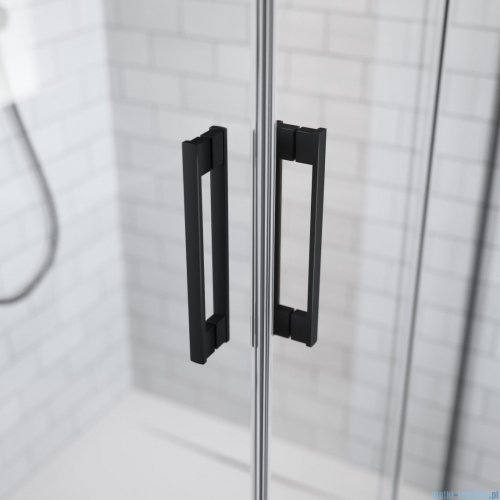 Radaway Idea Black 8 Kdd kabina 110x90cm czarny mat/szkło przejrzyste 10370110-54-01L/10370090-54-01R