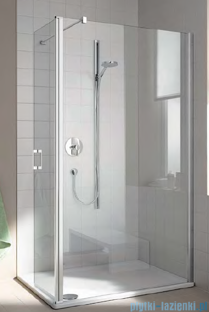 Kermi Cada XS kabina walk-in z ruchomym skrzydłem prawa 120 cm CKTFR12020VPK