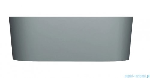 Omnires Ovo M+ wanna wolnostojąca z przelewem 160 x 75 cm ash grey mat OVO160WWZPAG