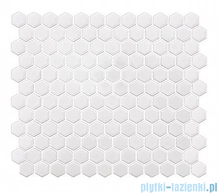 Dunin Mini Hexagon white płytka ścienna 26x30cm