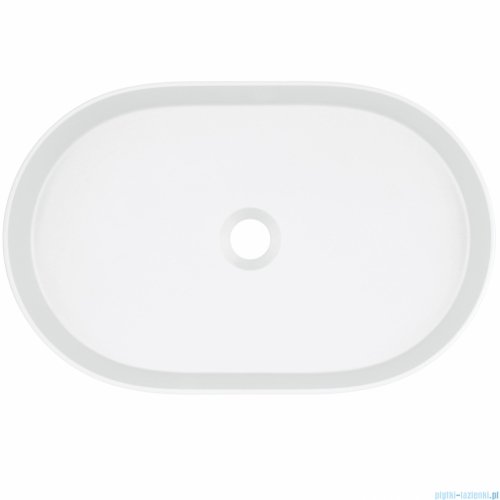 Deante SILIA Umywalka granitowa nablatowa 55x35 cm alabaster CQS_AU6S