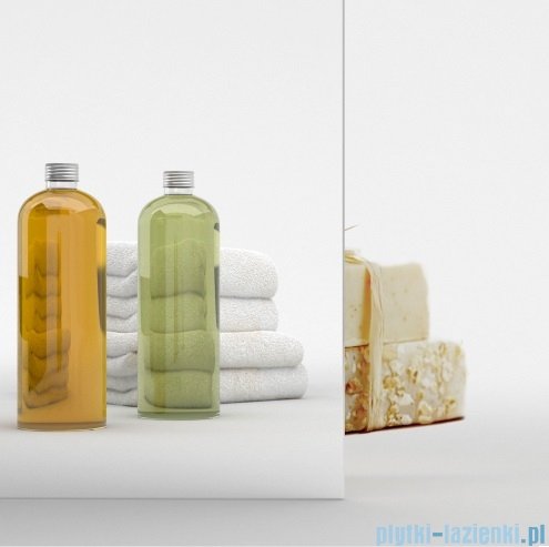 Radaway Nes KDD II Brushed GunMetal kabina walk-in 80cm prawa szczotkowany grafit szkło przejrzyste 10031080-92-01R