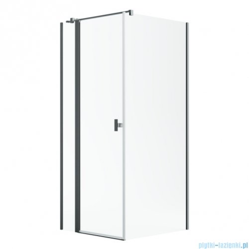 Radaway Nes Kdj II Brushed GunMetal kabina 100x70cm lewa szczotkowany grafit 10032100-92-01L/10039070-01-01