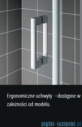 Kermi Cada XS kabina prysznicowa półokrągła 90x90 cm CKP5009020VPK