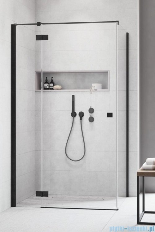 Radaway Essenza New Black Kdj kabina 120x70cm lewa szkło przejrzyste 385042-54-01L/384048-54-01